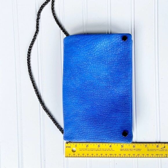 Street level Cobalt blue faux leather clutch purse - Picture 9 of 9